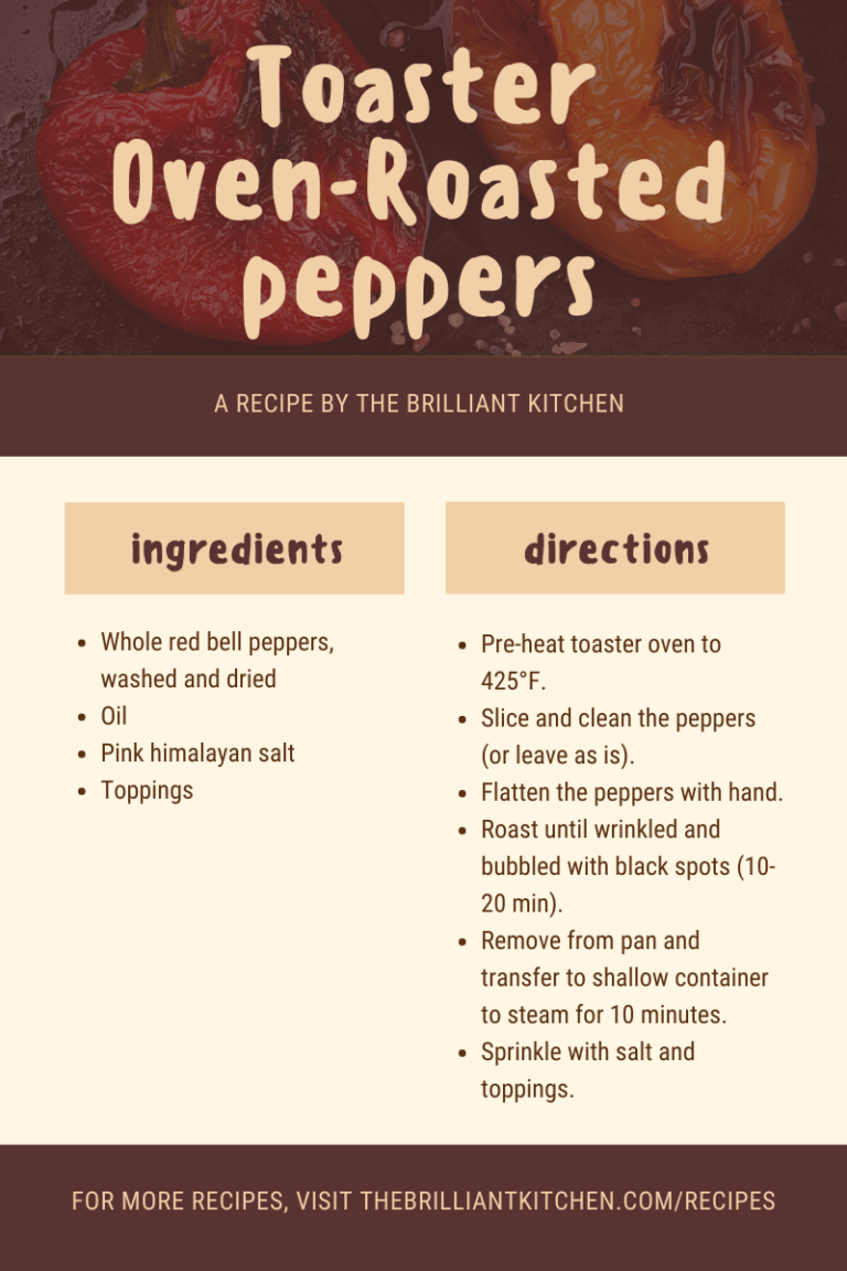 How to Roast Peppers in a Toaster Oven