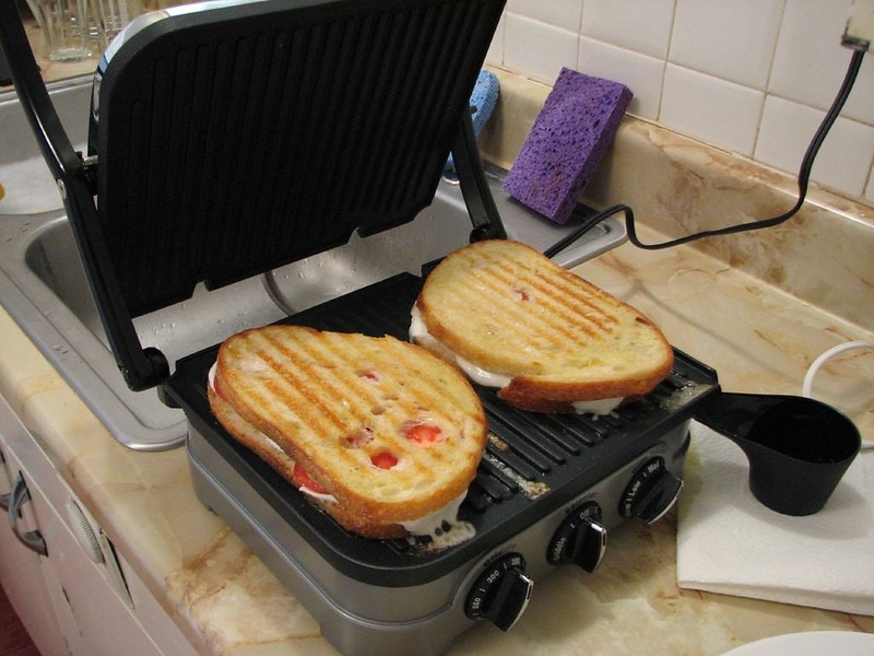 Panini maker at work