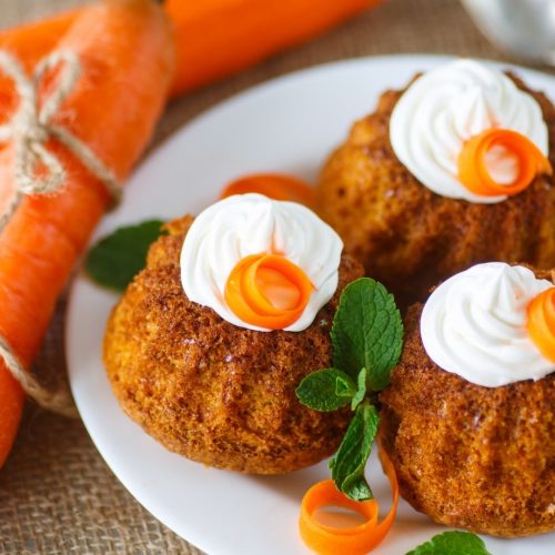 Carrot Muffins Baked in a Toaster Oven