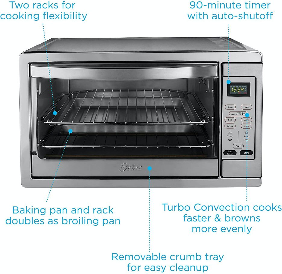 Review of Two Best Oster Toaster Ovens: Affordable and Extra Fast
