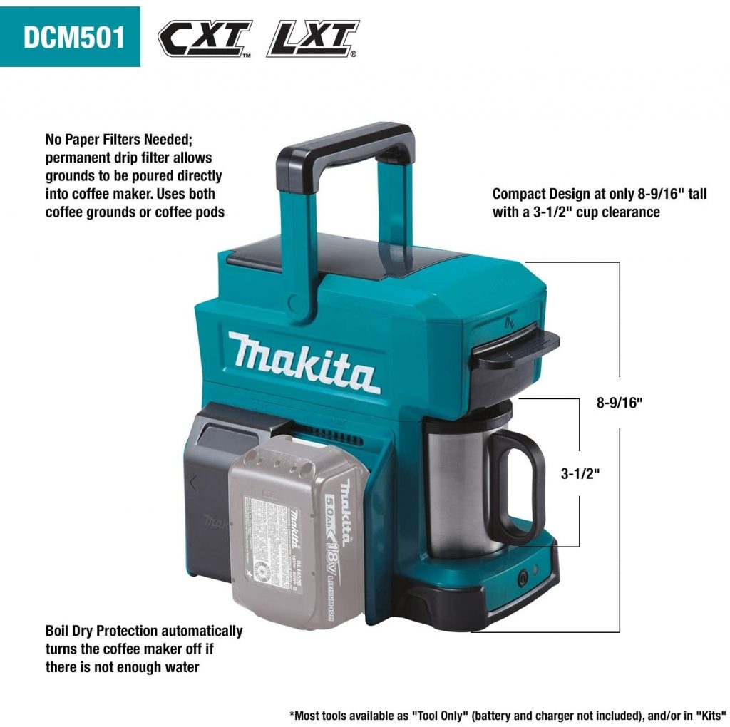 Makita DCM501Z Cordless Coffee Maker Review 2