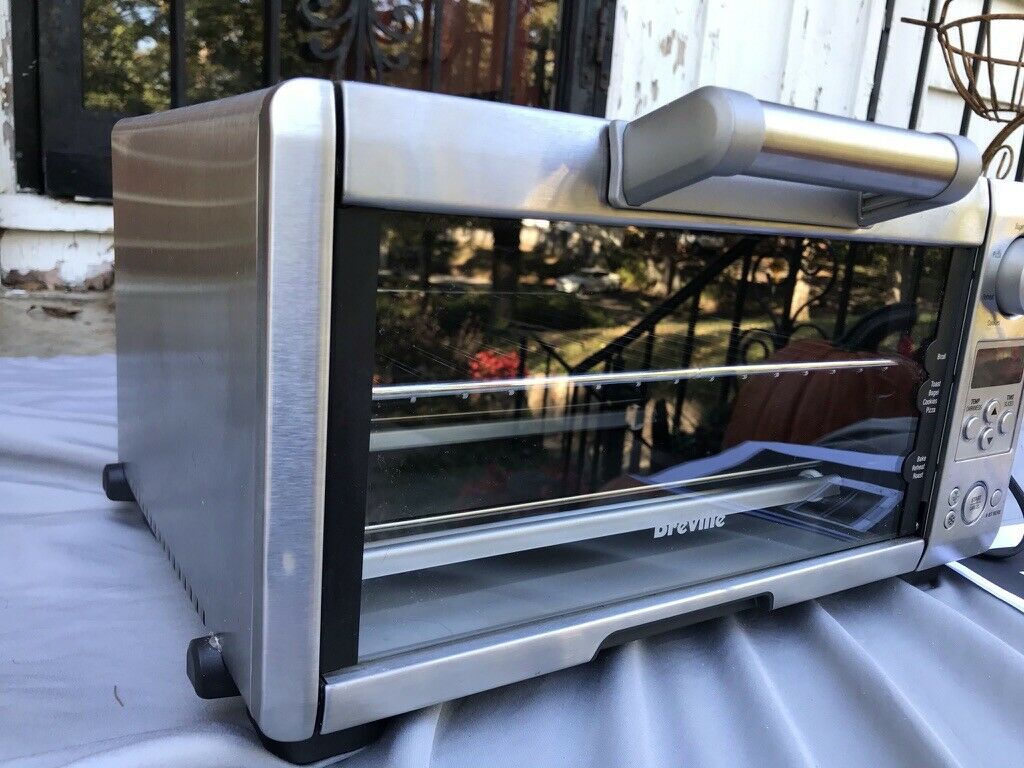 Breville Mini Smart Oven B0v450xl/ Stainless Steel digital Toaster Tested  Works