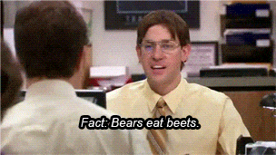 Bears eat beets