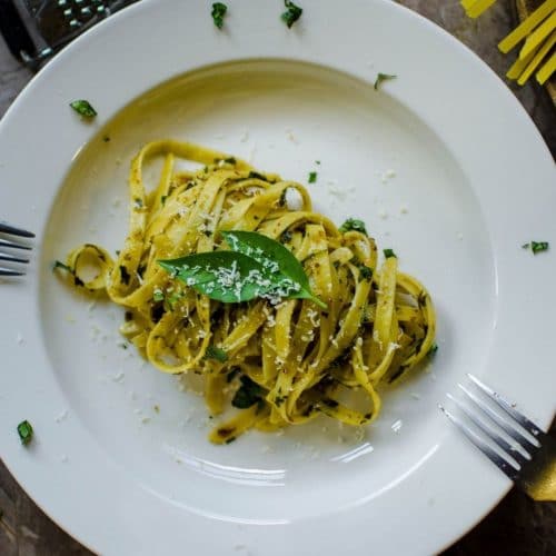 Basil Avocado Pasta