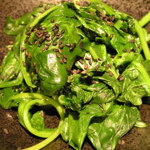 Steam Spinach