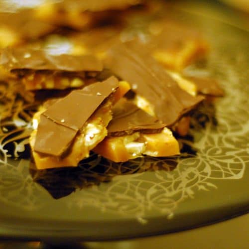 Easy Homemade Toffee In The Microwave