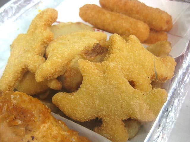 Make Dino Nuggets using Air Fryer