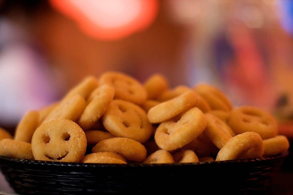 Smiley Fries Using Air Fryer