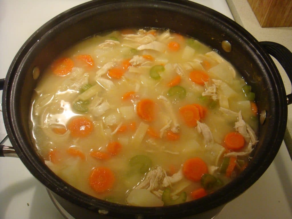 Souplantation chicken noodle soup