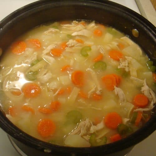 Souplantation chicken noodle soup