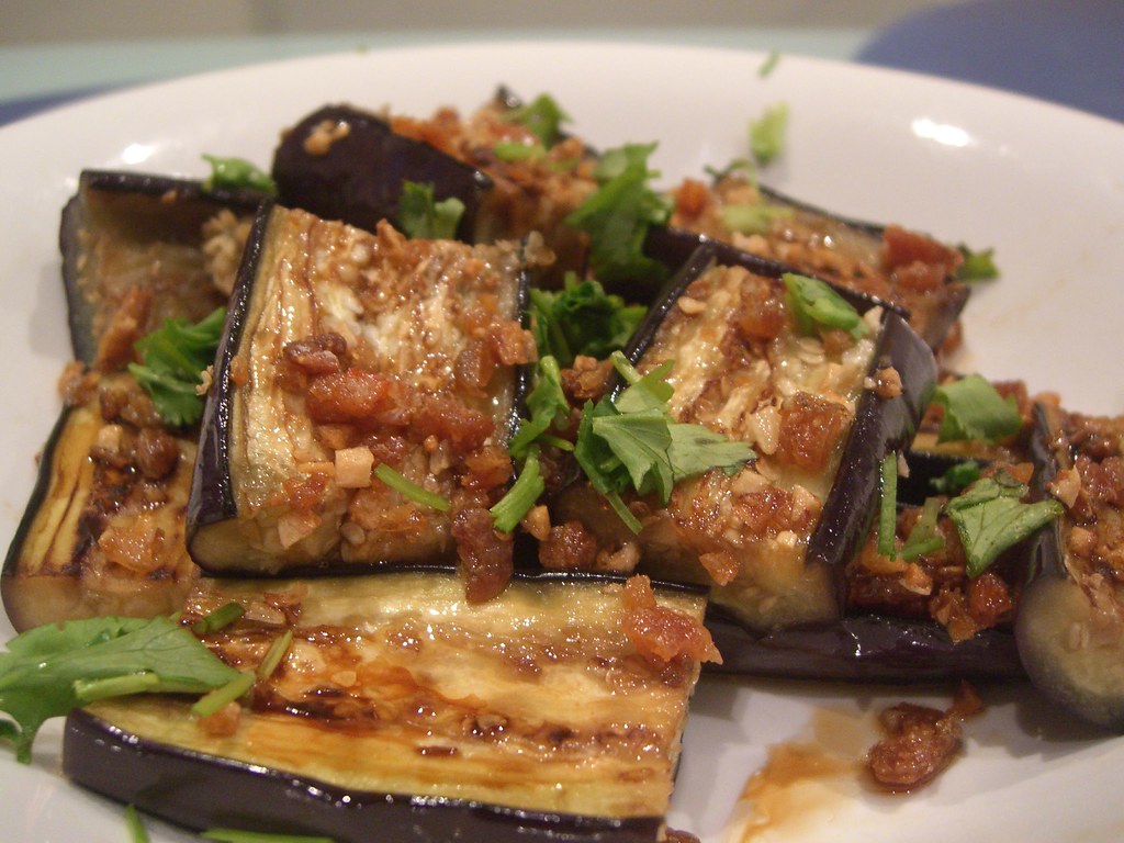 eggplant in the microwave