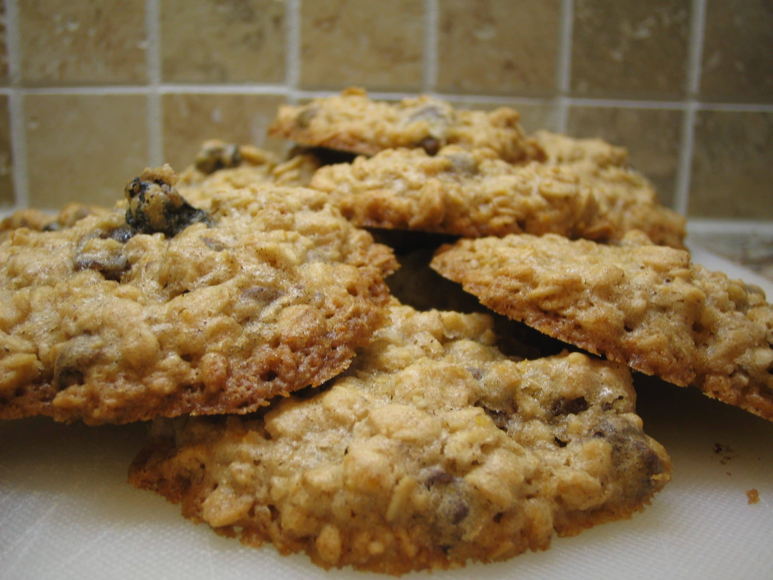 microwave oatmeal cookie