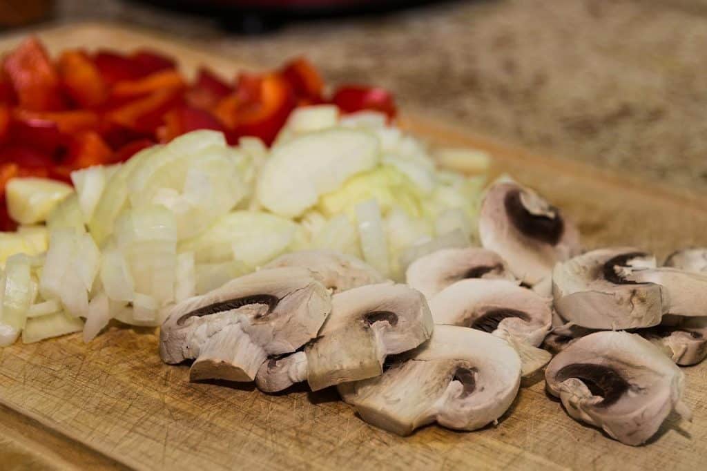 Chopped Mushrooms