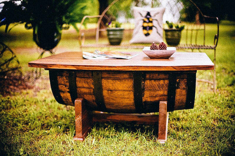 DIY grill table