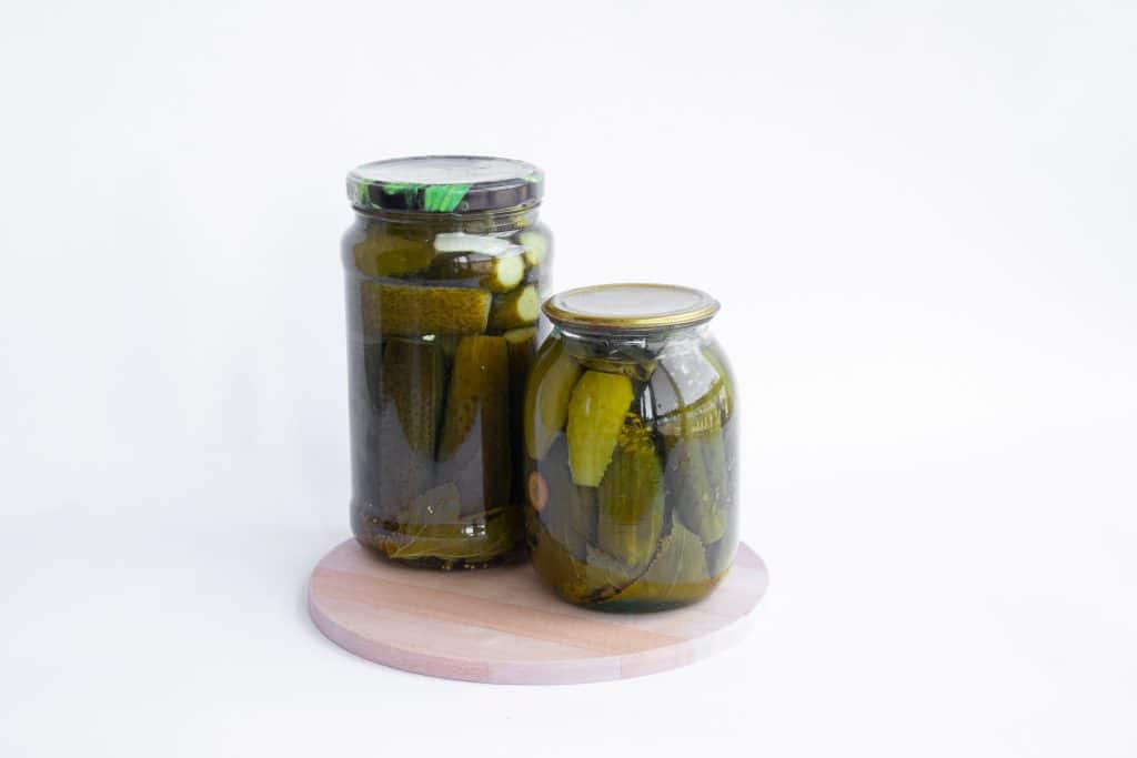 canned pickles