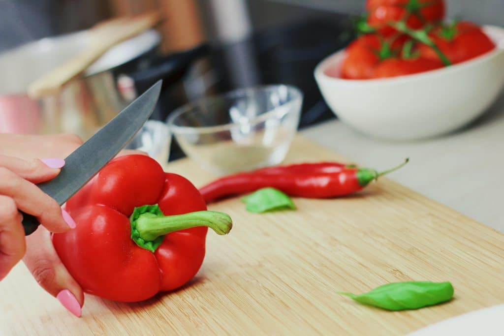 Chop Bell Pepper? 1