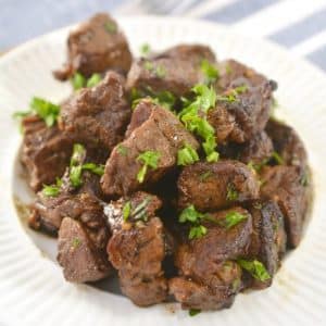 garlic butter steak bites