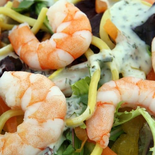 Creamy Shrimp Salad with Mayonnaise