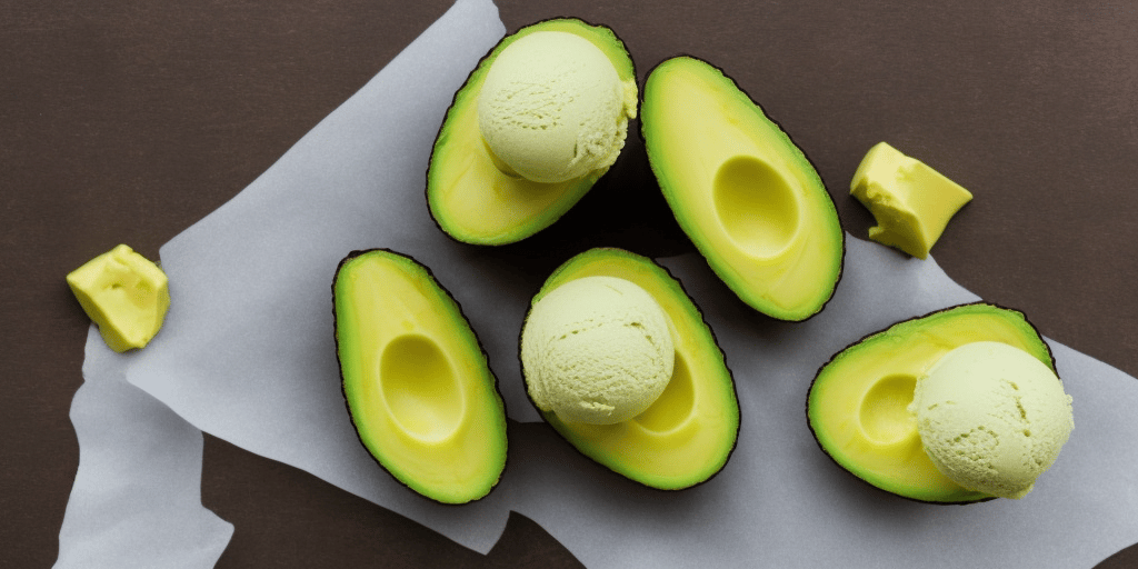 Vietnamese Avocado Mousse Ice Cream (Kem Bo)