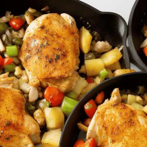 28 Homemade Chicken Skillet Recipes