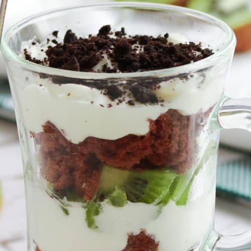 BROWNIE CHOCOLATE MOUSSE TRIFLES