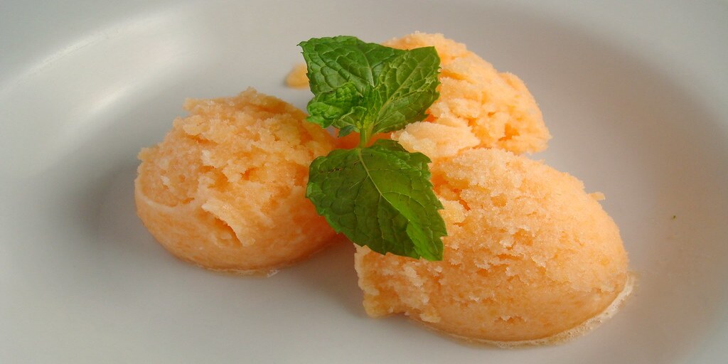 Cantaloupe Sorbet