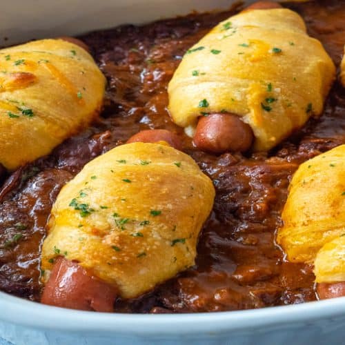 Chili Cheese Dog Bake Dinner