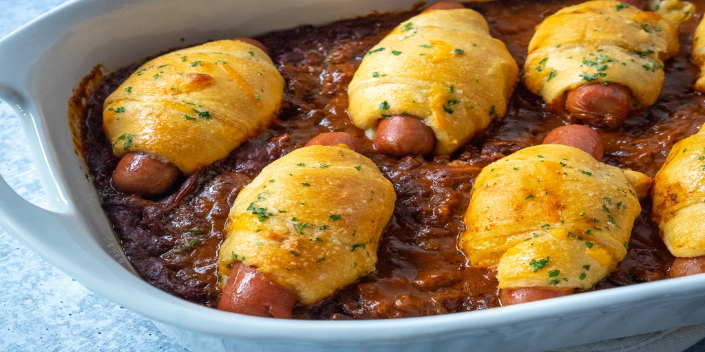 Chili Cheese Dog Bake Dinner