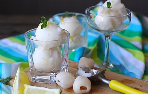 lemon sorbet